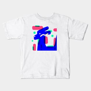 vibrant and colorful hand-drawn dragon Kids T-Shirt
